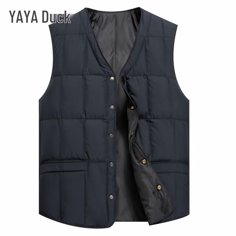YAYA Men's V-Neck Thick Down Vest