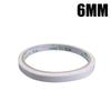 10-1Rolls Double Sided Tape Ultra-thin White Strong Sticky Tapes Stickers Super Adhesive Tape Strips for Home Office Supplies