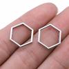 20pcs Charms Hexagonal Honeycomb DIY Jewelry Findings Antique Silver Color Bee Honeycomb Charms