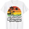 Vintage Beach Vacation Summer Sunrise Sunburn Sunset Repeat T-Shirt for Men Women Kids
