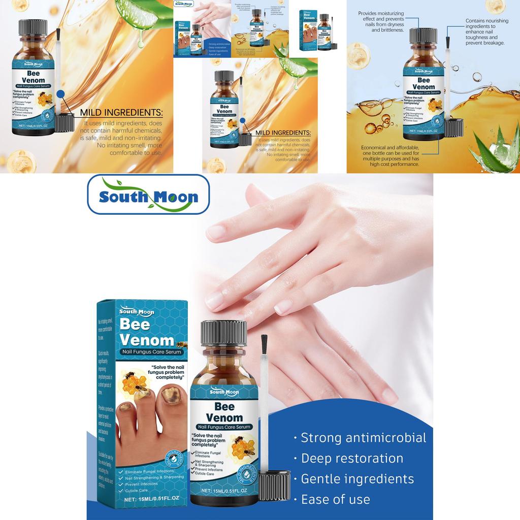 Premium South Moon Nail Care Essence Liquid For Fresh Clean Nails And Hydrated Cuticles