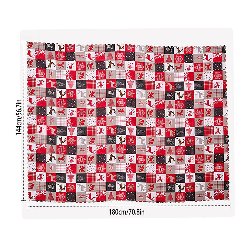 Christmas Decoration Creative Christmas Printed Tablecloths Tabletop Decoration Supplies
