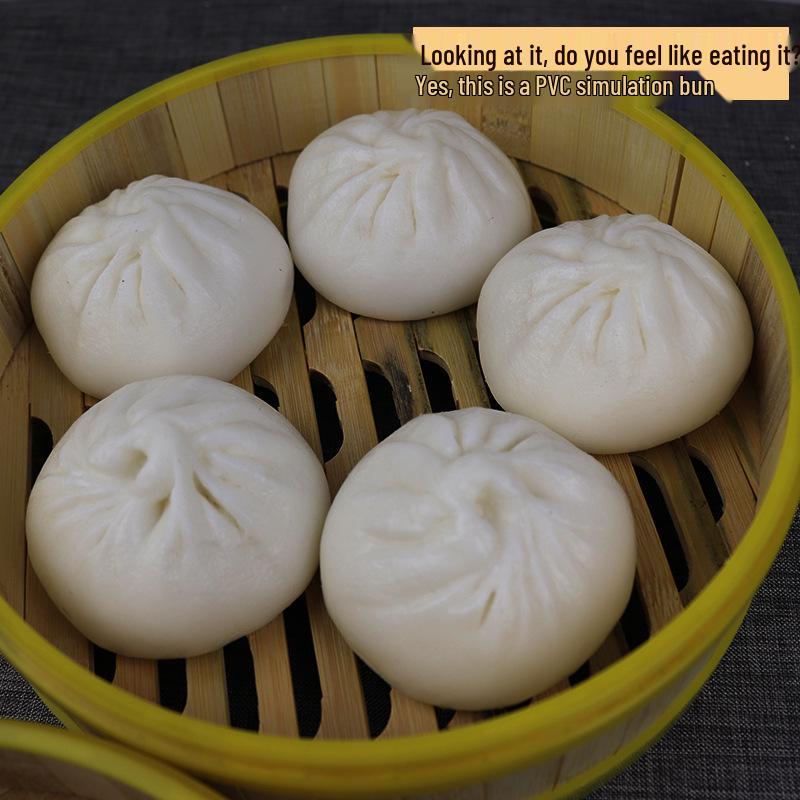 Simulierte Baozi, Mantou, Youtiao, Xiaolongbao und Jiaozi Spielzeugmodelle für die Früherziehung