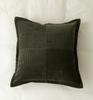 Corduroy Color-Blocking Striped Pillow Cover Living Room Sofa Solid Color Cushion Cover Plush Lamb Velvet Pillow