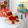 Cartoon Style Zodiac Pony Plush Doll Realistic Horse Plush Pendants  Home Office Decor