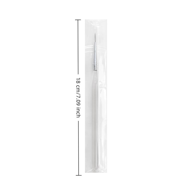 Nail Art Long Brush Checker Nail Drawing Painting Line Brush UV Gel Brush Phototherapy Pen Nail Art Tool Acrylic Manicure Tool