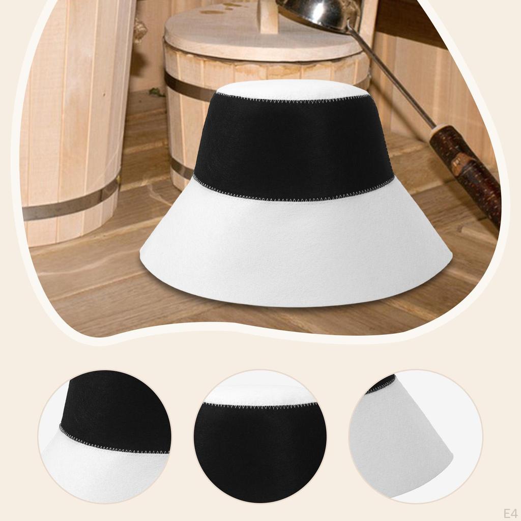 Sauna Hat Comfortable Gift Breathable Portable Practical, Lightweight Reusable Durability,