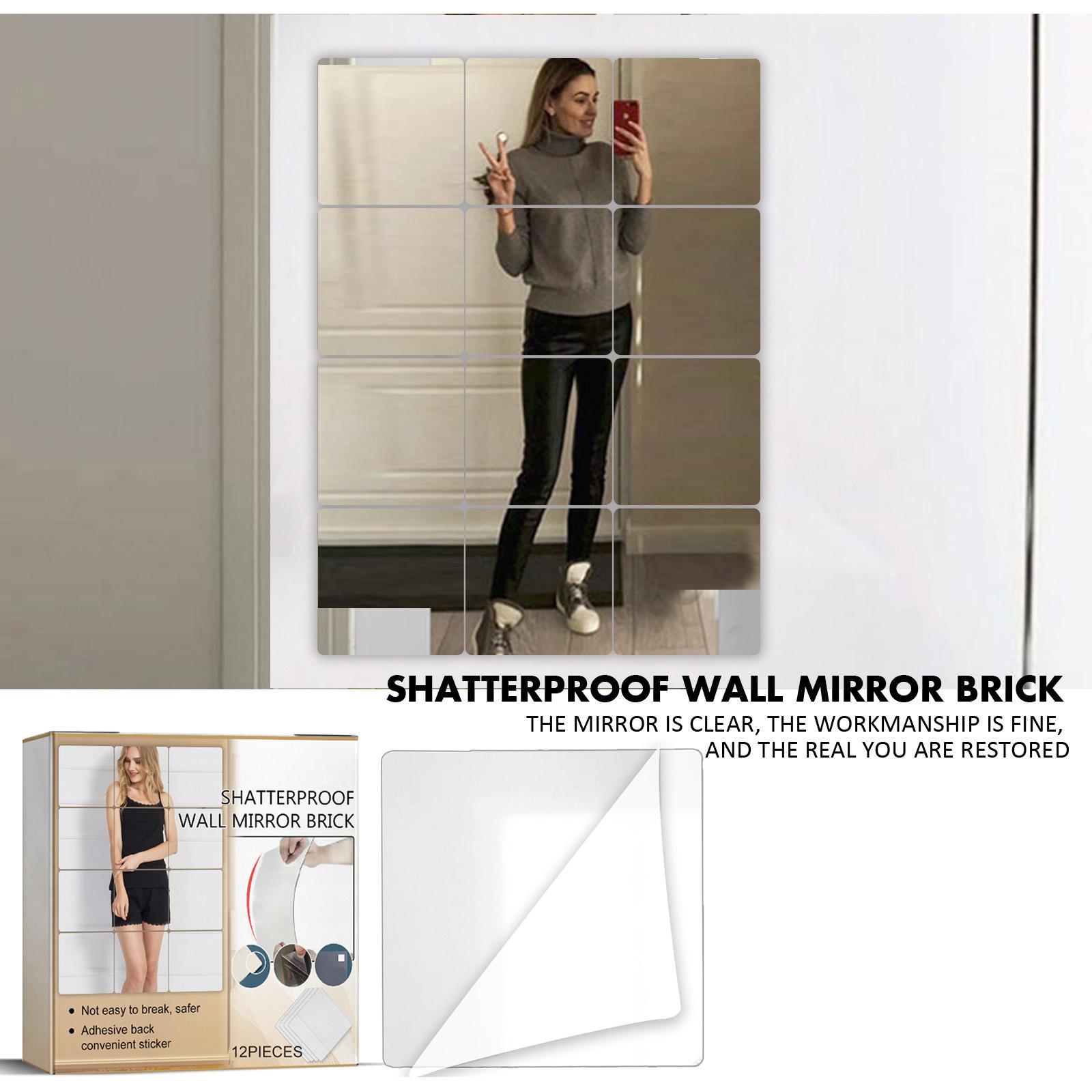 -осенний Настенное Зеркало, Самоклеящаяся Наклейка на Стену, Зеркало для Одевания в Общежитие, -осенняя Настенная Наклейка-Зеркало в Полный Рост One Size