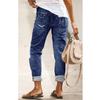 Women's Jeans Slim Hole Stretch Women's Jeans Trousers Women Pants