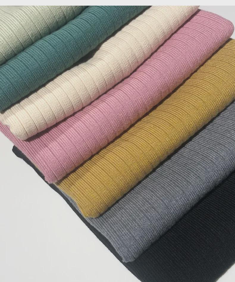 1688 Strickrock mit Schlitz und hoher Taille für Damen