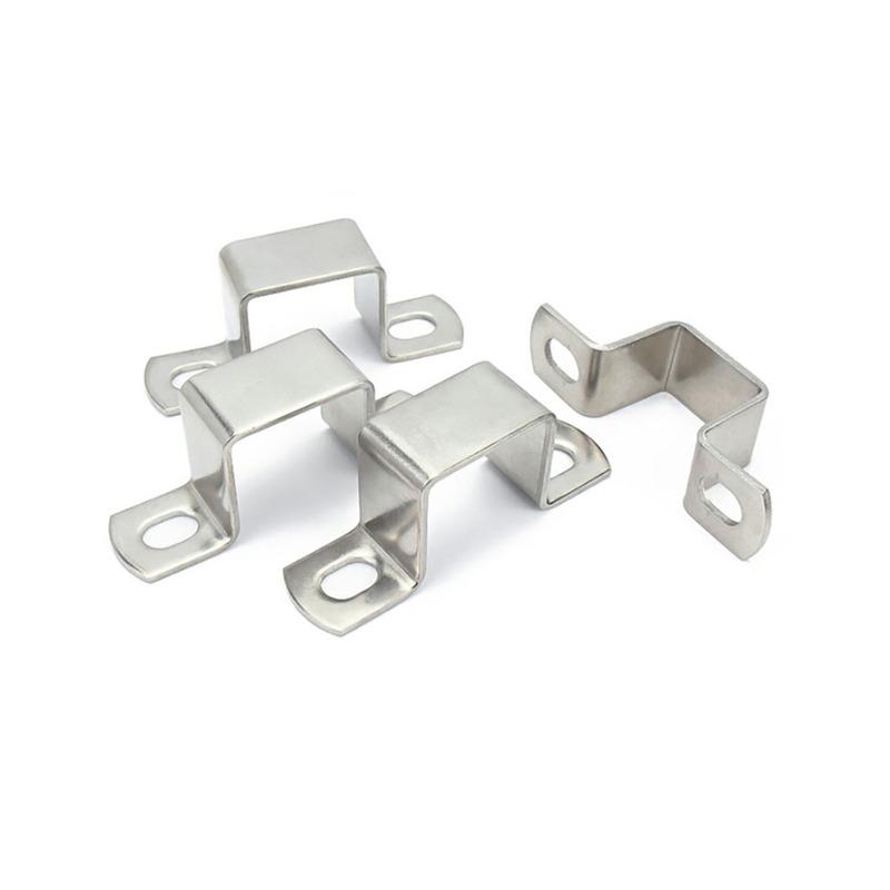 304 Stainless Steel Square Tube Clamp 2pcs     10x10