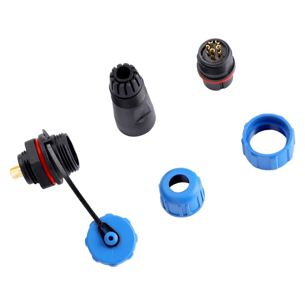IP68 SP13 2Pin 3Pin 4Pin 5Pin 6Pin 7Pin 9Pin Waterproof Plastic Plug Socket Connector