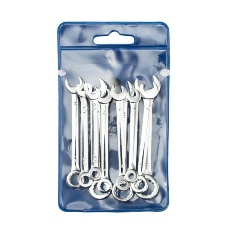 10Pcs Multipurpose Double Ended Wrench Tool Combination Spanner for Home Repair Plumbing Tubing Gas Nozzle Double Ended