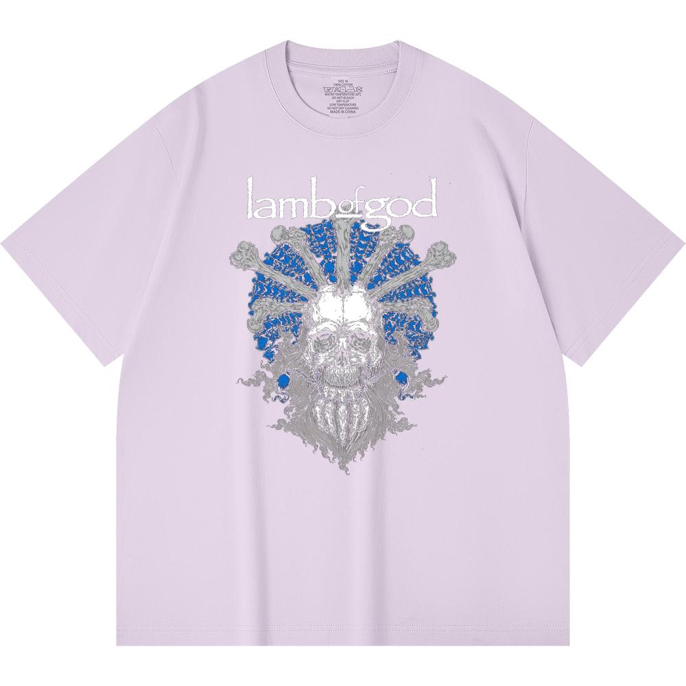 230 Gsm 100% Cotton Heavy Metal T-Shirt  Rock Band Popular Music Print Unisex Heavy Cotton T Shirt