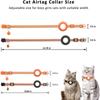 2pcs Pet Collar for Apple Airtag Dog Cat Collar Airtag Case Reflective Adjustable Collar Airtags Anti-Scratch Protective Cover