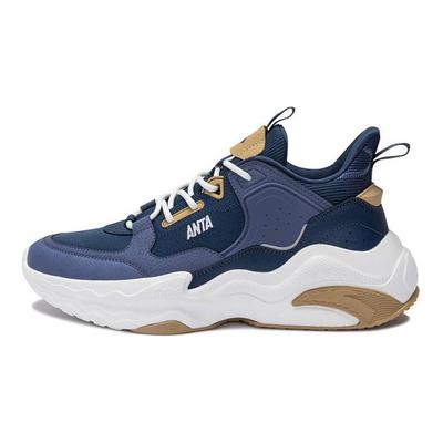 Comfortable Slip-Resistant Low-Top Casual Shoes Men Sneakers Blue 112458812S-1