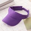 Summer Sun Hat, Adjustable Rear Elastic Band Outdoor Sports Hat, Hollow-Top Curved Brim Hat for Running Hiking