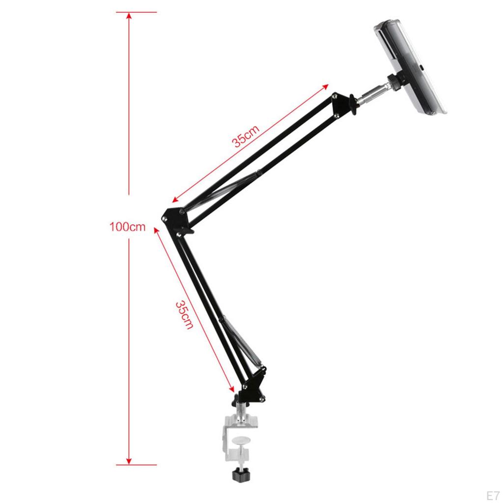 Adjustable Phone And Tablet Holder Stand for Bed, Universal Device Mount