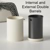 Double Layer Trash Bin Luxury Litter Bins Large Capacity Bathroom Kitchen Dustbins Bedroom Living Room Minimalist Trash Can