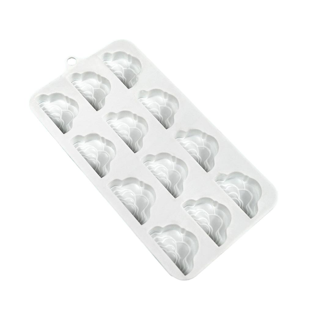 12-Cavity Mountain Silicone Mold Baking Tool Mousse Cake Decorating Mold for Making Chocolate Candy Candle Soap