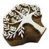 Tree Indian Wood Block Art Stamps Handcarved Printing Block Textile Stamp