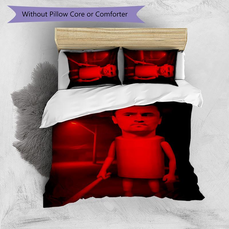 3pcs Charlie K-Kirk flag pattern bedding set duvet cover set includes duvet cover &pillowcases, perfect all season bedroom decoration & gift
