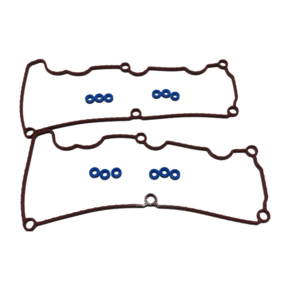2pcs Valve Cover Gaskets with 12pcs Grommets For Ford Mustang 4.0L V6 SOHC 12V 2005 2006 2007 2008 2009 2010 VS50646R VS50402