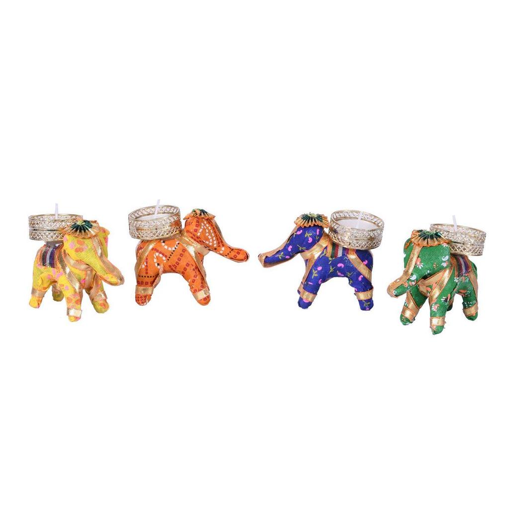 Tealight Candle Holder for Home Decoration Elephant Candle Holder Candles Tea Light Holder for Home Decor Diwali Decoration Items