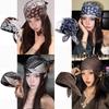 Geometric Shape Cashew Flower Print Scarf Spicy Girls Hair Scarf  Scarf Accessories