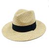 Raffia Beach Hat Summer Straw Hats For Women Luxury Straw Women Men Panama Lady Girl Outdoor Vacation Shade Straw Hat Sun Hat