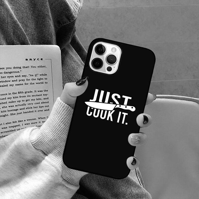 Kookchef Telefoonhoesje Achterkant voor iPhone 17 Air 16 15 14 13 11 12 Pro Max Plus Shell Coque