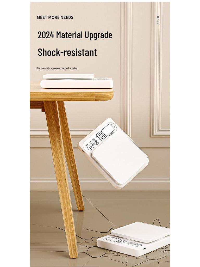 Compact Accurate Kitchen Food Weighing Scale for Baking 