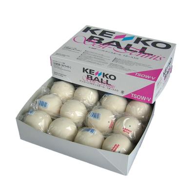 Nagase Kenko Soft Tennis Balls, 1 Dozen (12 Balls) TSOW-V (1DOZ)
