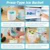 1/3pcs Make Perfectly-Shaped Ice Cubes With This Easy-Release Silicone Ice Cube Mold Holds Up To 60 Cubes! Kitchen Accessories