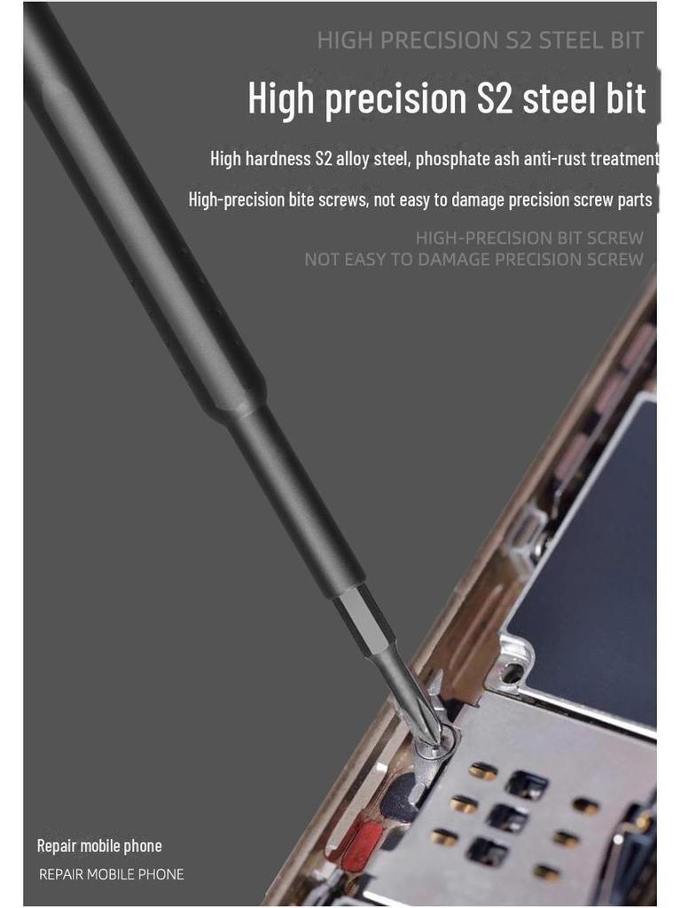 24-in-1 Precision Screwdriver Set with Aluminum Box for Glasses and Mobile Repair