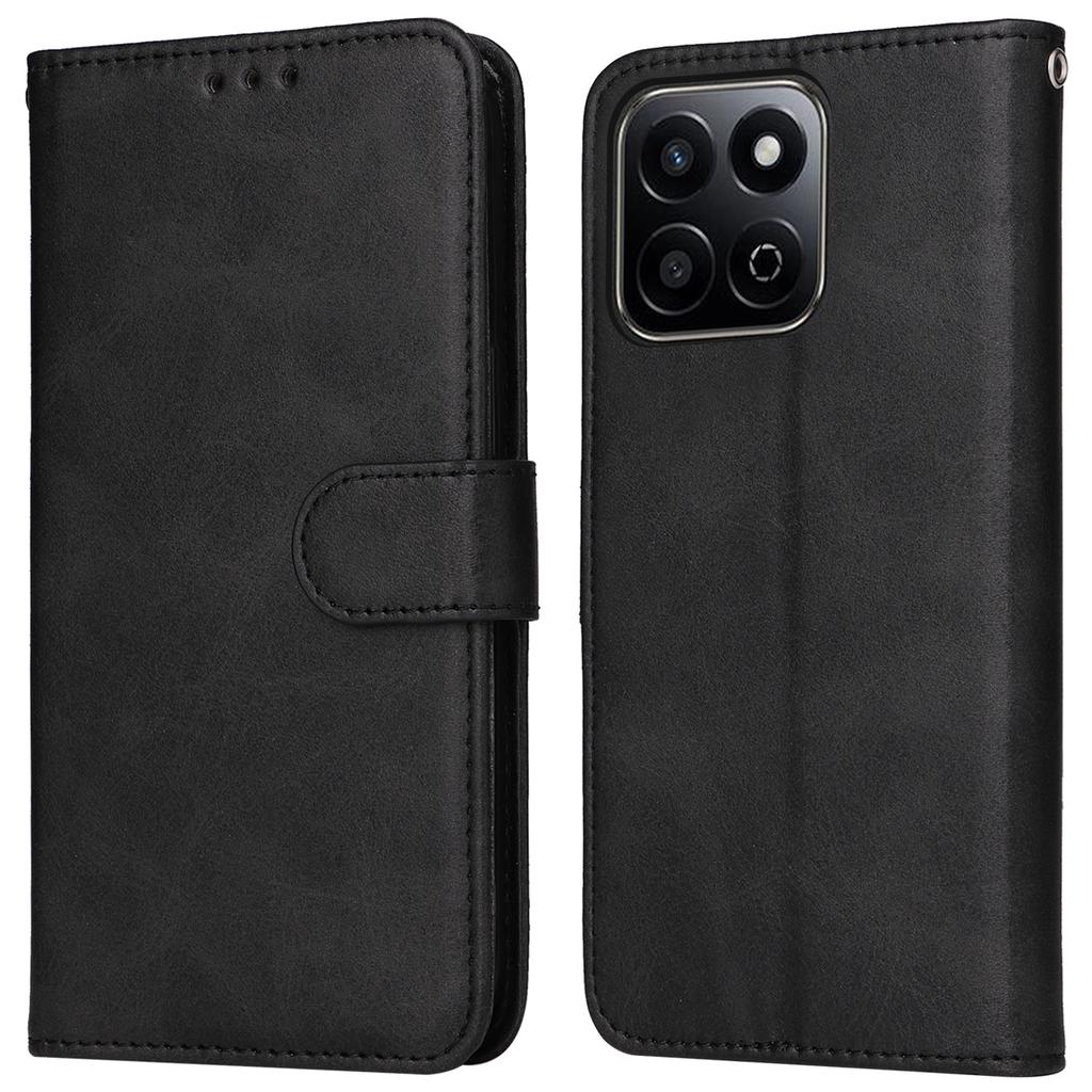 For Honor Play 60 Plus 5G Case Calf Texture Leather Phone Wallet Cover