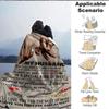 1pc Romantic Messages from Wife Blanket - Perfect Gift for Birthdays, Christmas & Halloween- Soft, Warm & Versatile yy250909108