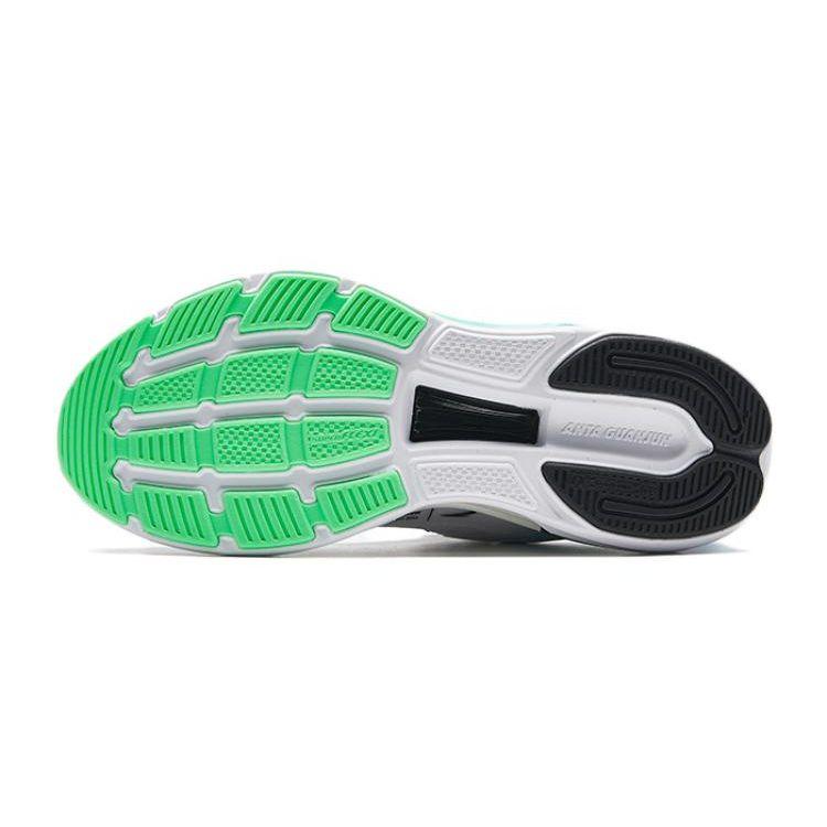 Anta Non-Slip Wear-Resistant Low-Top Running Shoes Kids Sneakers White Black Green 312325501-1