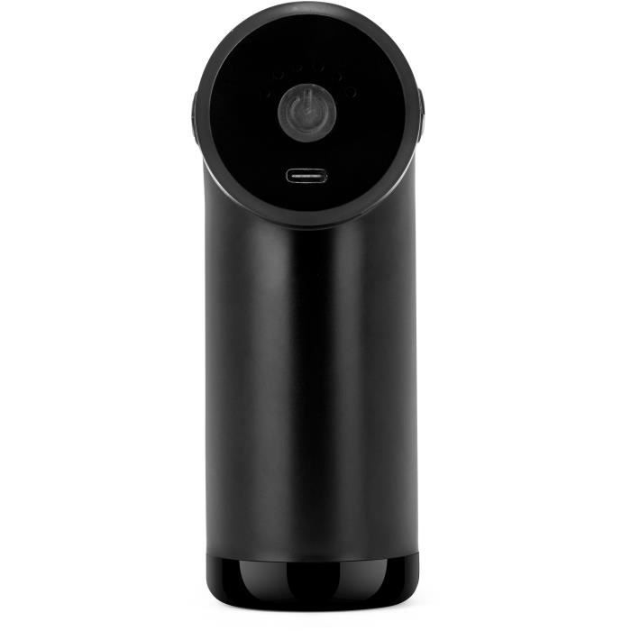 Pistolet de massage sans fil - LIVOO - DOS200 - 40 min - 4 têtes - 6 vitesses - Pochette de transport - Noir