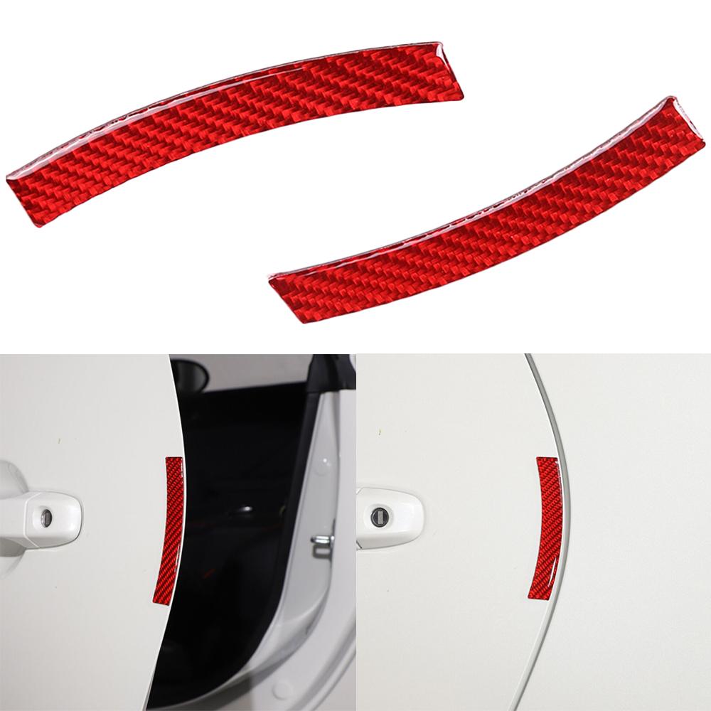 Red Carbon Fiber Door Anti-collision Scratch Protector Trim For Subaru BRZ 2026+ Car Accessories