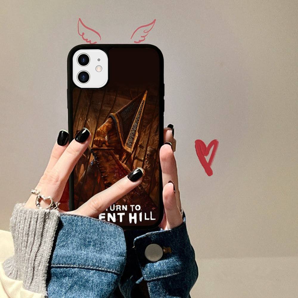 Horror Games S-Silent H-Hill PC+TPU Shockproof Protective Phone Case For IPhone17 14 15 16 Pro Max 13 12 11 17 Air