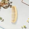 Natural Bamboo Wide Tooth Hair Comb for Women Men Anti-Static Afro Fork Comb Detangler Brush for Curly Straight Wet Dry Hair Prevents Breakage