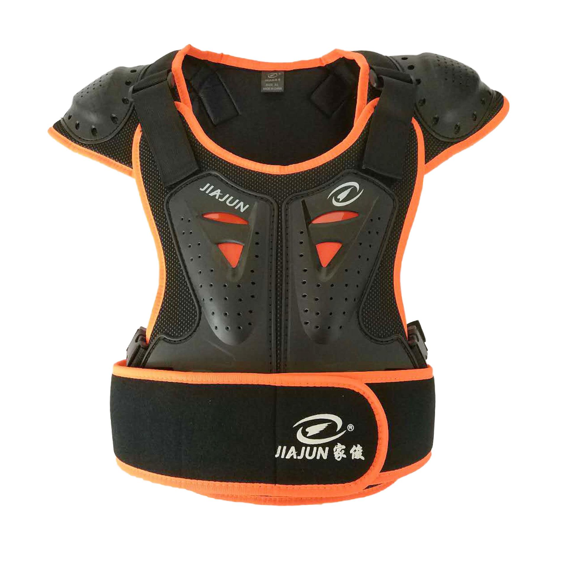 

Adult Armor Clothing Cycling Protective Cover Fencing Back Protection Off-road Protective Gear Motorcycle Cycling Suit Set S оранжевый