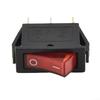 2nd Gear Red With Light On-off 3pin SPST Slim Type
