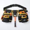 Heavy Duty Oxford Tool Belt With Multiple Functional Pockets Adjustable Waist Strap For Carpenters Home Repair Work