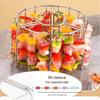 304 Stainless Steel Vertical Skewer Rack for Air Fryer and Oven BBQ