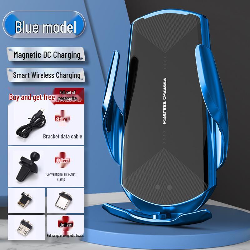 Q3 Wireless Car Charger Mount: 15W Automatic Clamping Phone Holder for Navigation