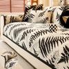 1pc Leaf Print Soft Sofa Cushion Anti-dirty Non-slip Scratch L Shaped Sofa Cover Non-Slip Couch Armrest Mat for Living Room Home