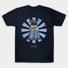 Asian Size Men Print T-shirt Dalek Retro Japanese Dr Who No-Cut Heat Transfer Print Cotton Tshirt