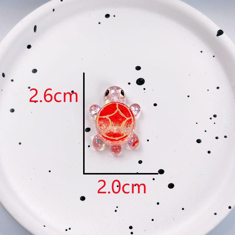 Flashing Resin Luminous Turtle Ornaments - Large & Small DIY Accessories